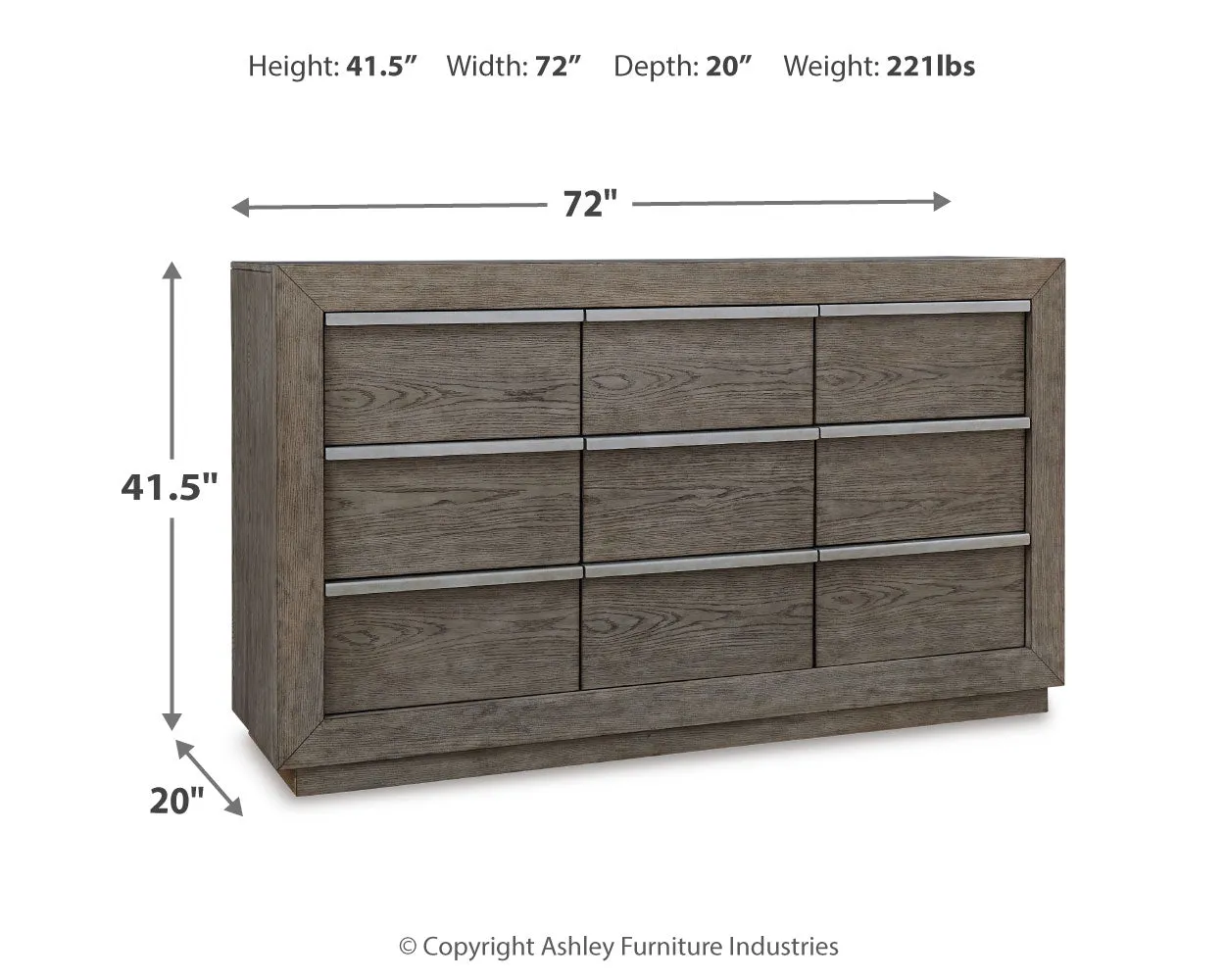 Anibecca Queen Bookcase Bed with Dresser