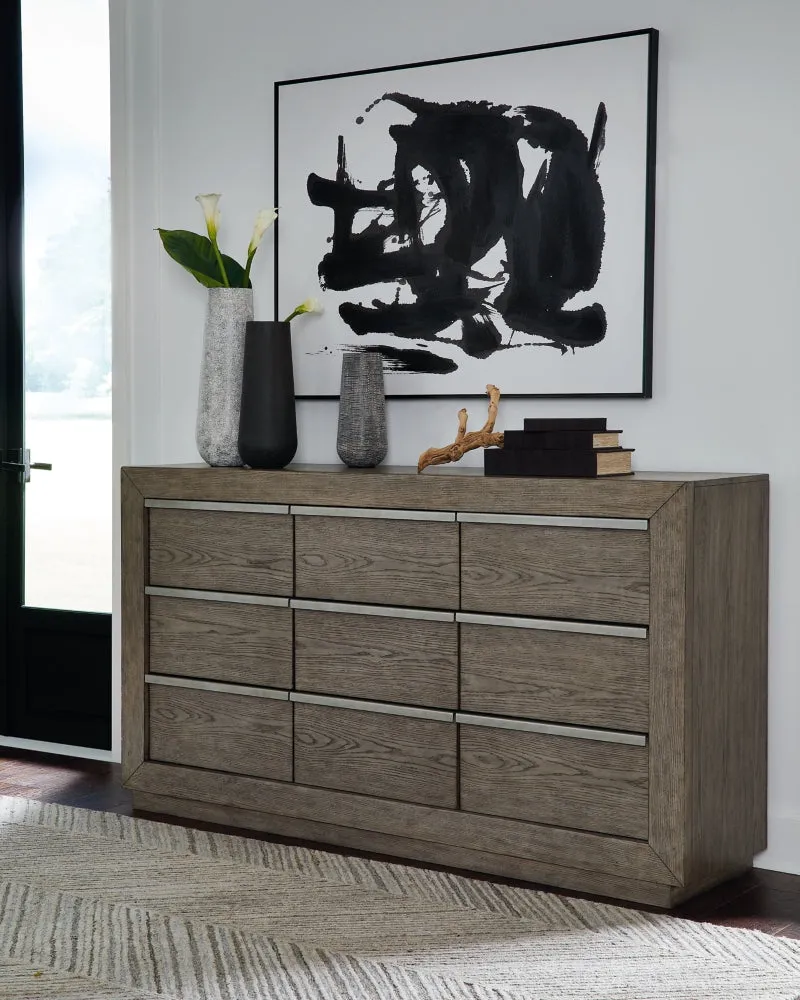 Anibecca Queen Bookcase Bed with Dresser