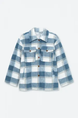 Ariko Jacket | Faded Blue Check