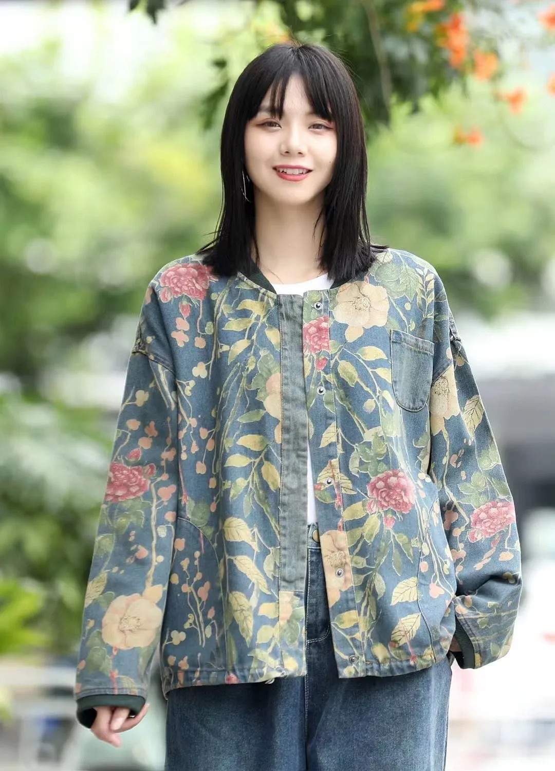 Ashra Washed Denim Jacket