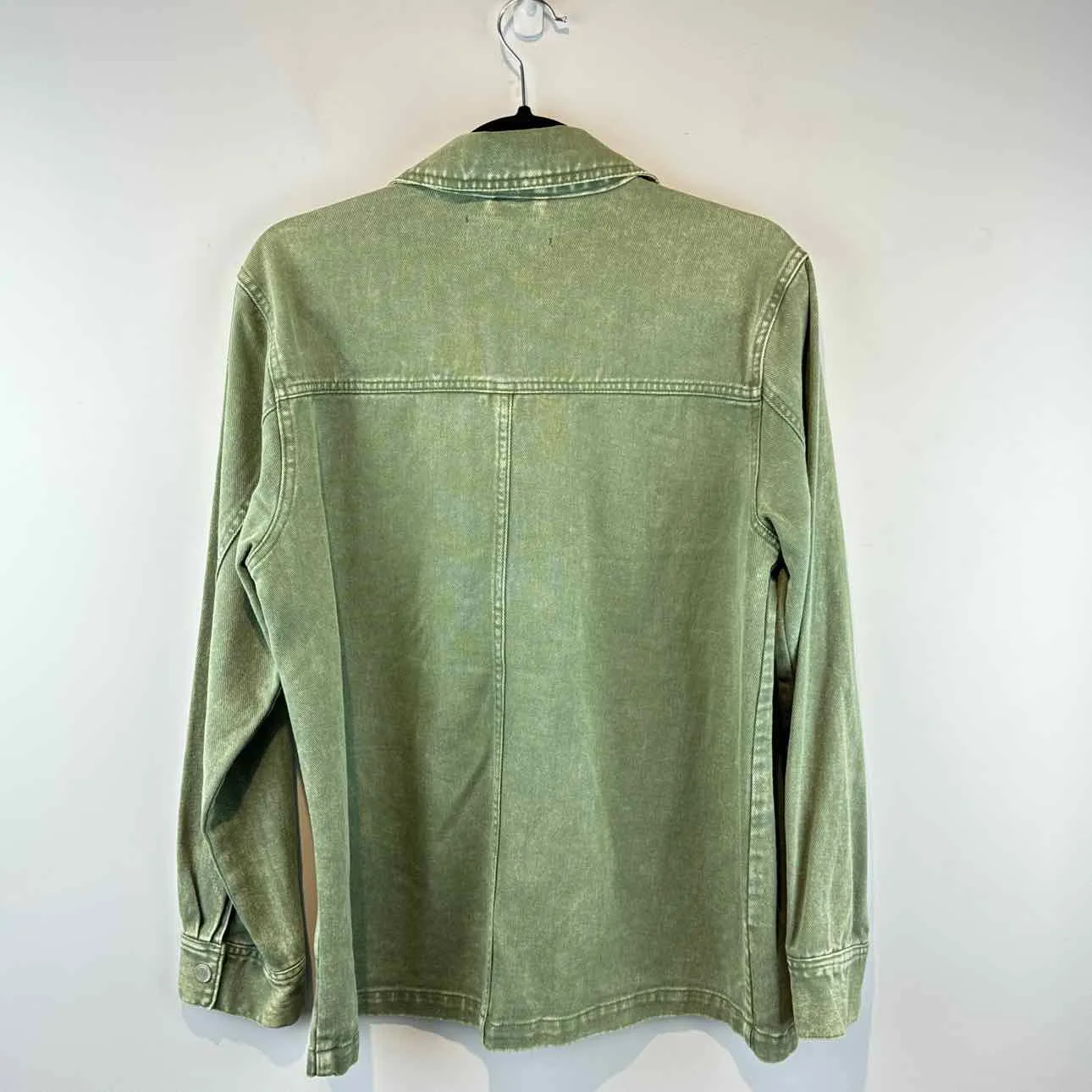 BLANKNYC Long Sleeve DENIM Women's Jackets & Coats Women Size M Green Jacket