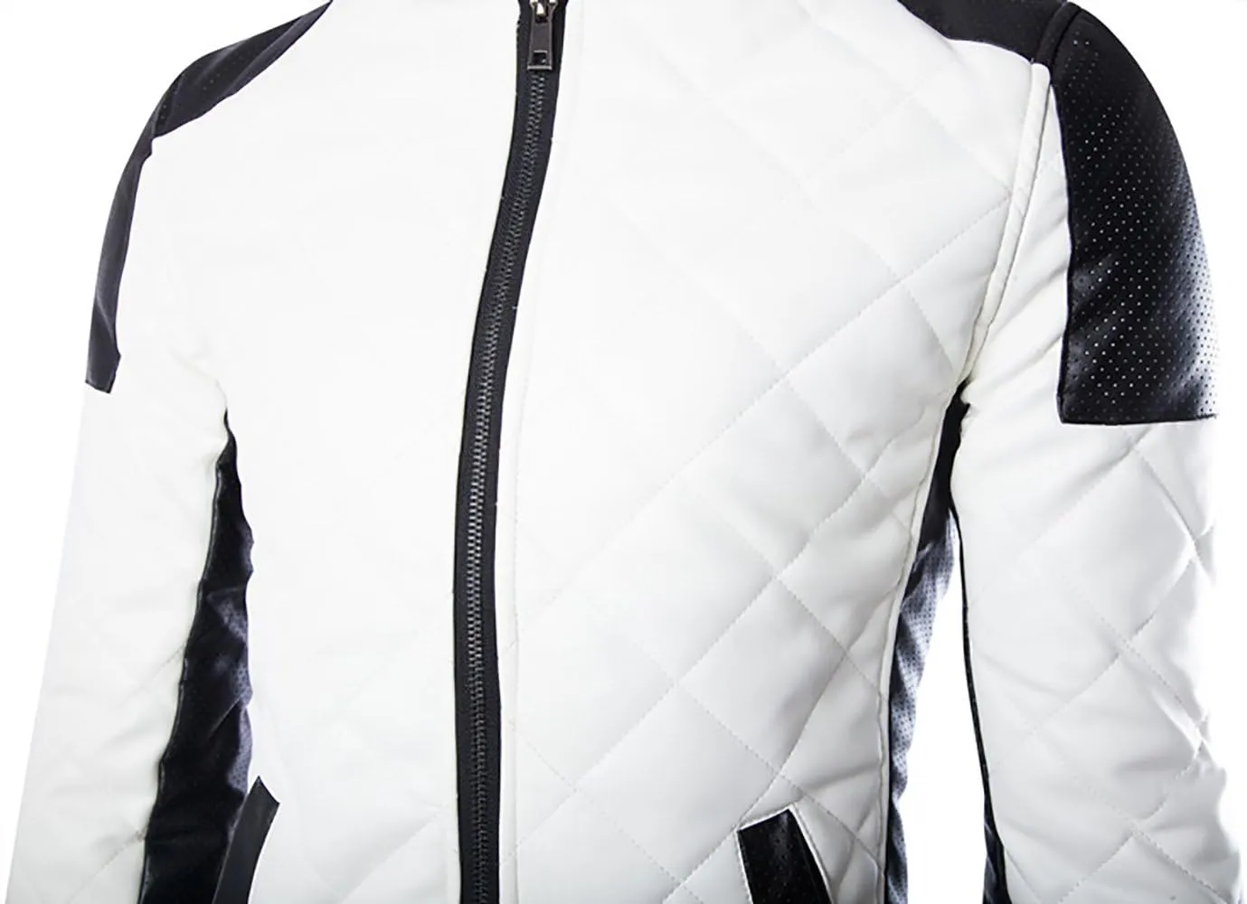 Cloudstyle Men's latticed Baseball Bomber Jacket Slim Fit Coat