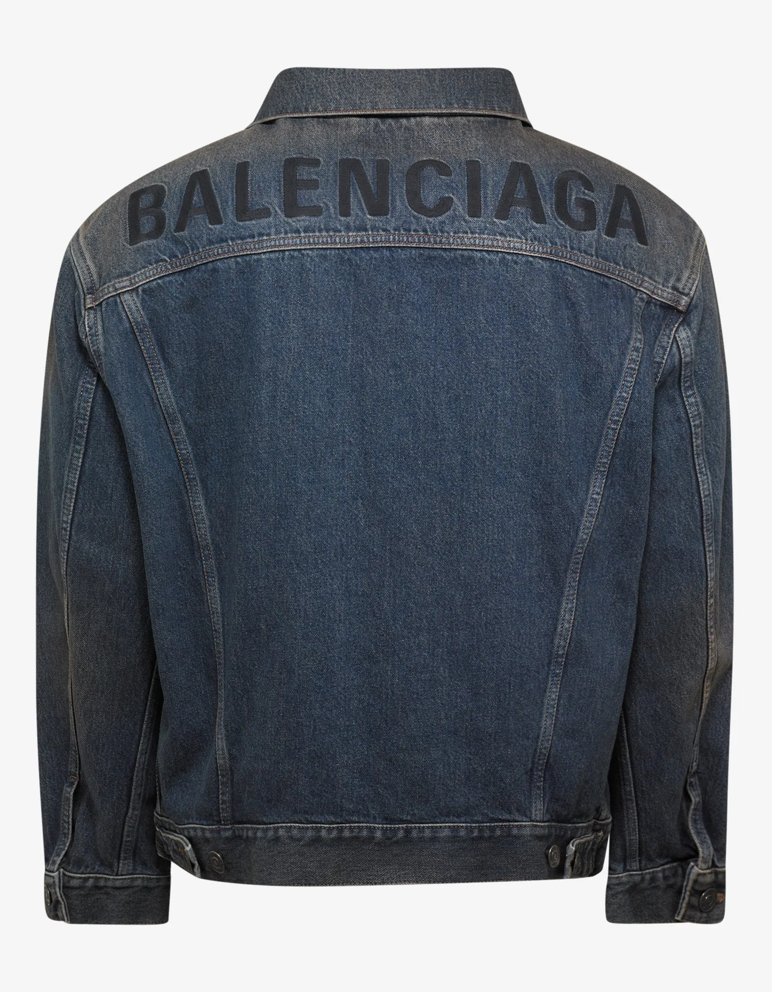 Dark Indigo Rust Denim Jacket
