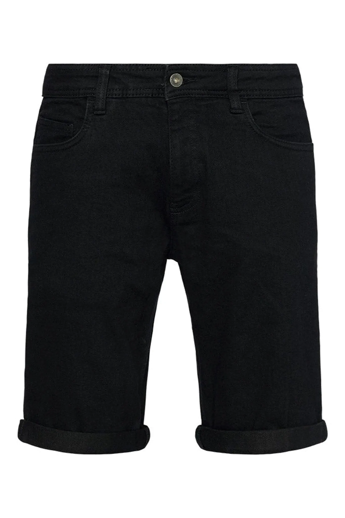 Denim Shorts - Black