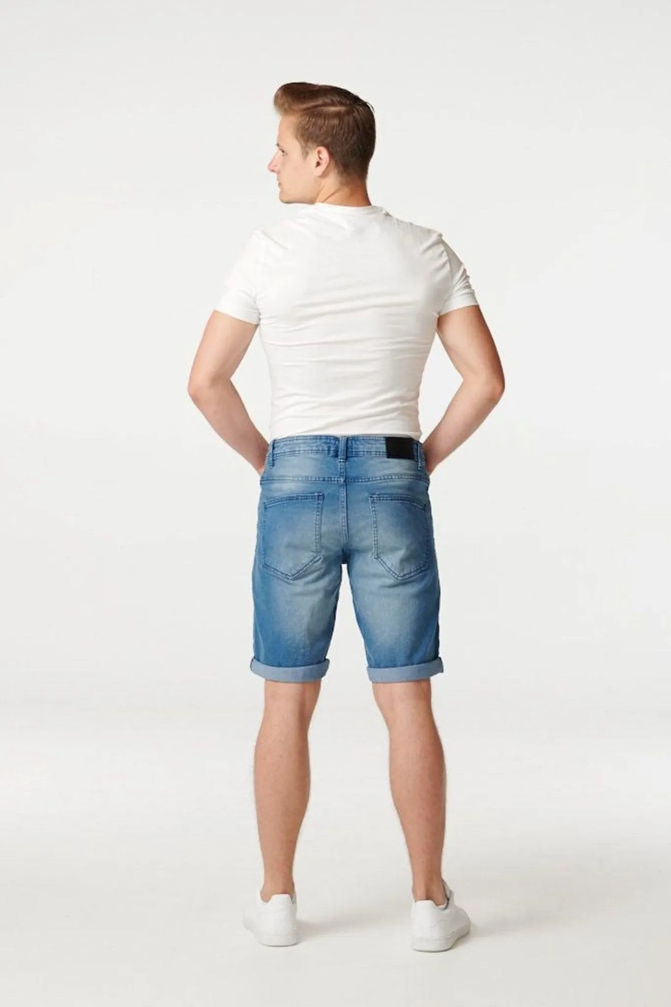 Denim Shorts - Blue