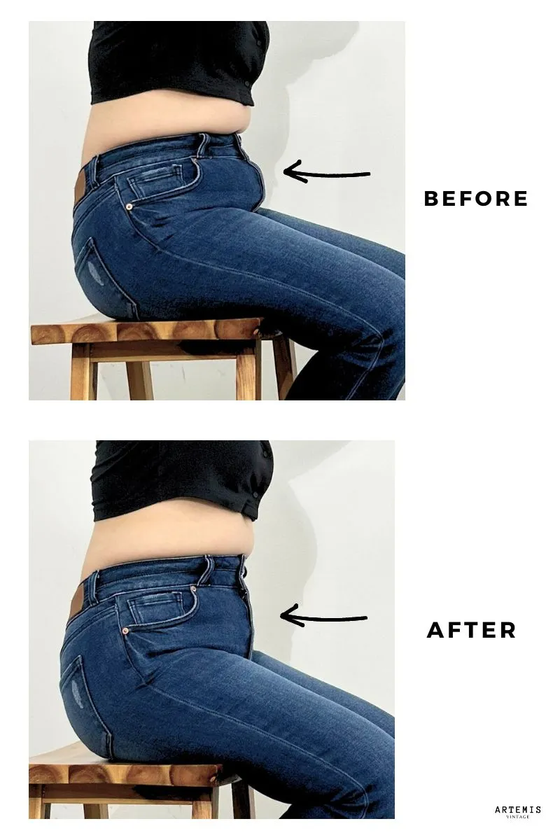 ECO Friendly Corset High Rise Crop Flare