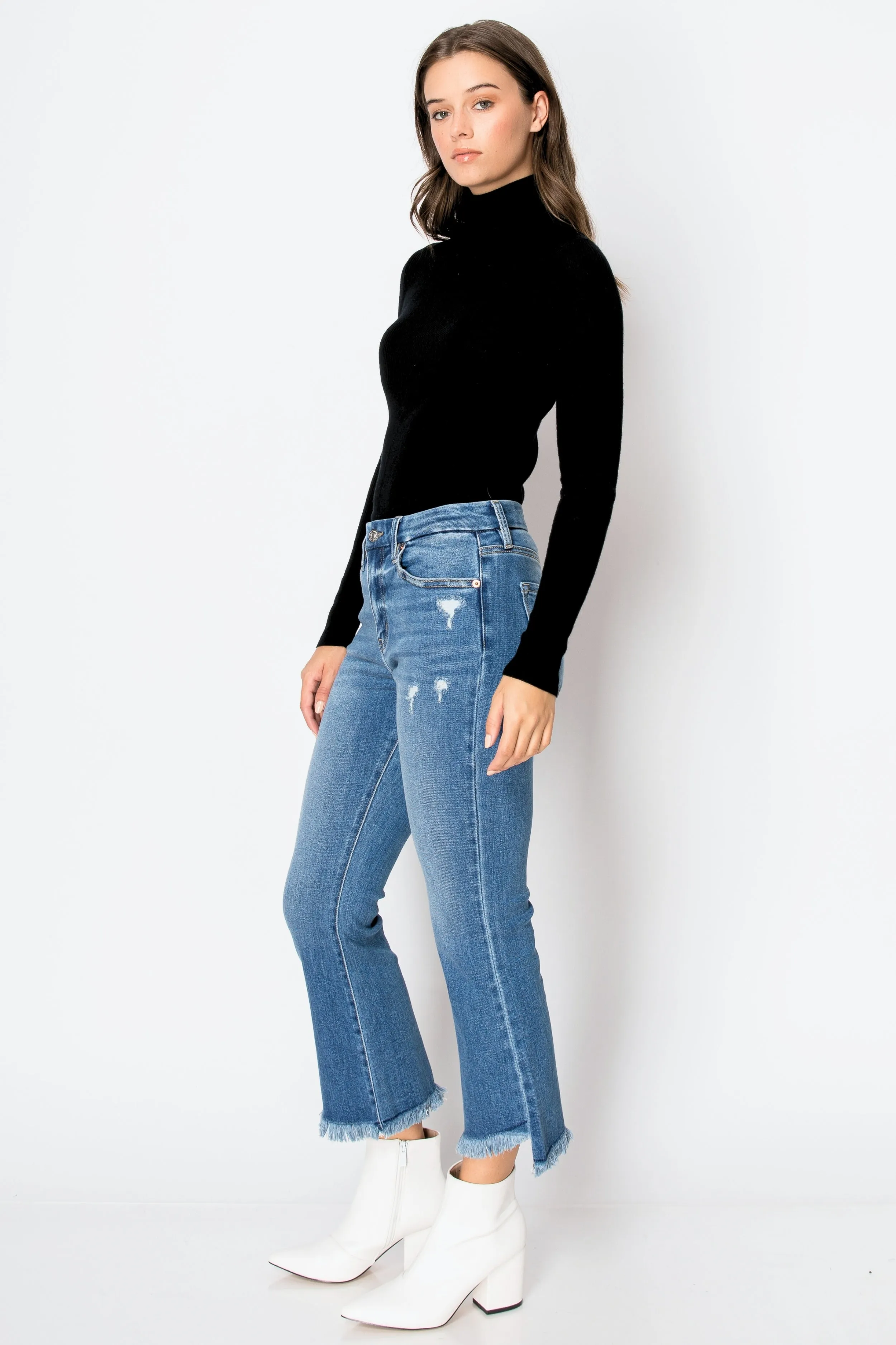 ECO Friendly Corset High Rise Crop Flare