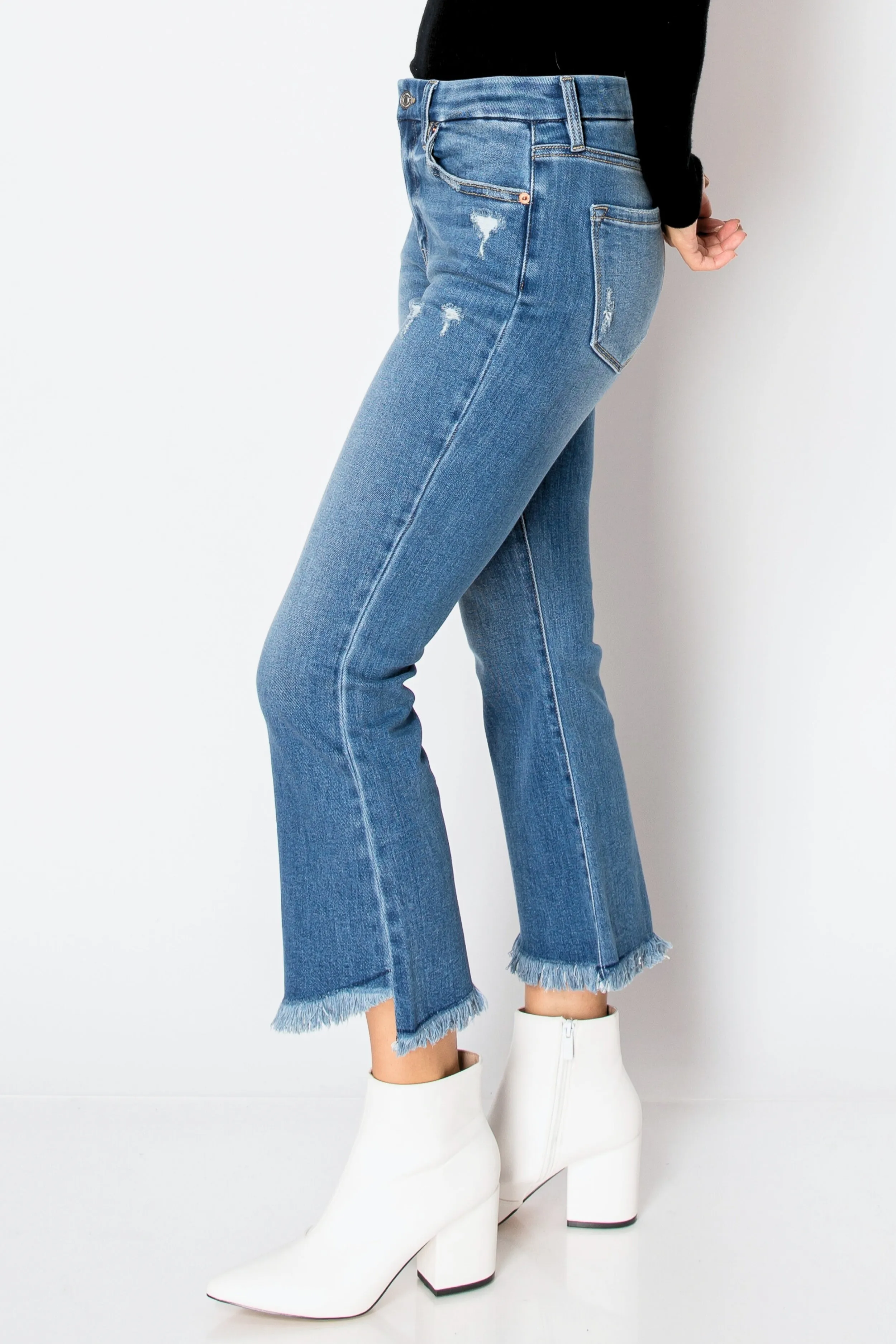 ECO Friendly Corset High Rise Crop Flare