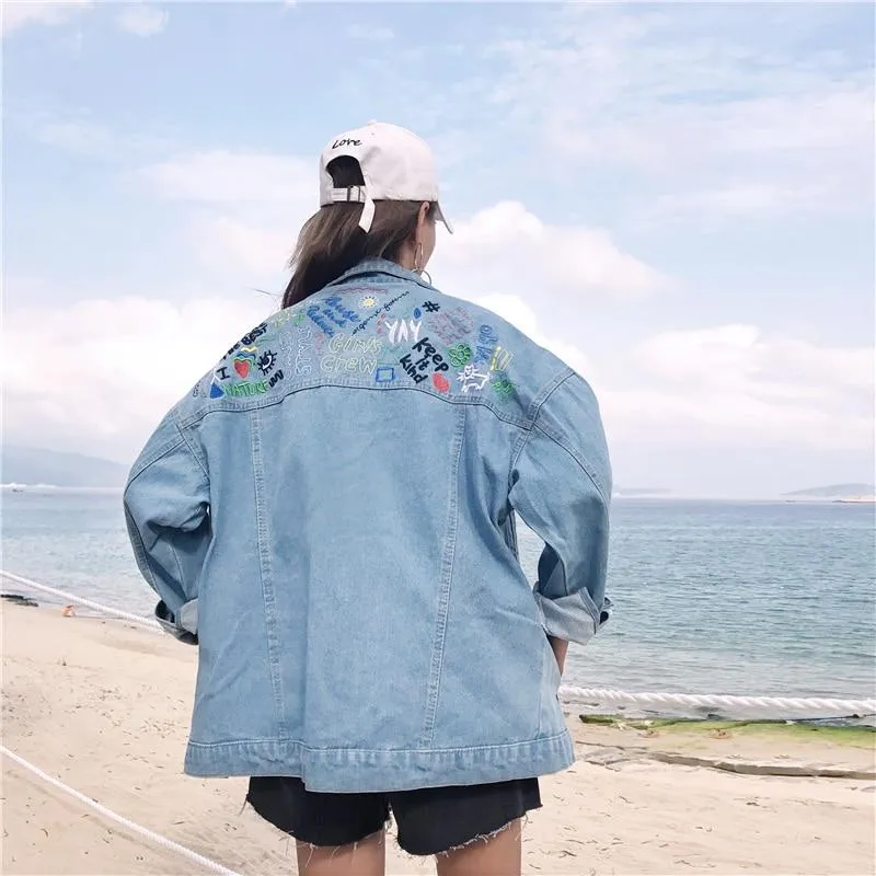 Embroidered Denim Jacket