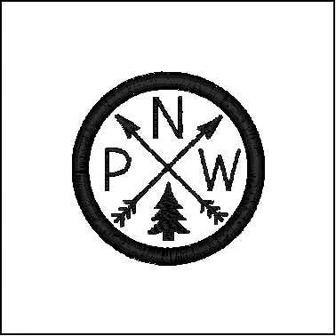 Embroidered Iron-On Custom State Patch - Forest Green & Yellow