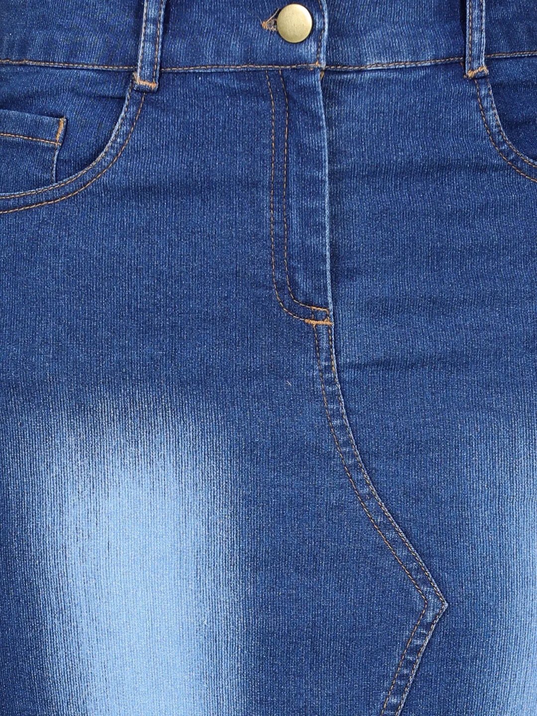 Girl's  Mini Skirt With Washed Effect - StyleStone Kid