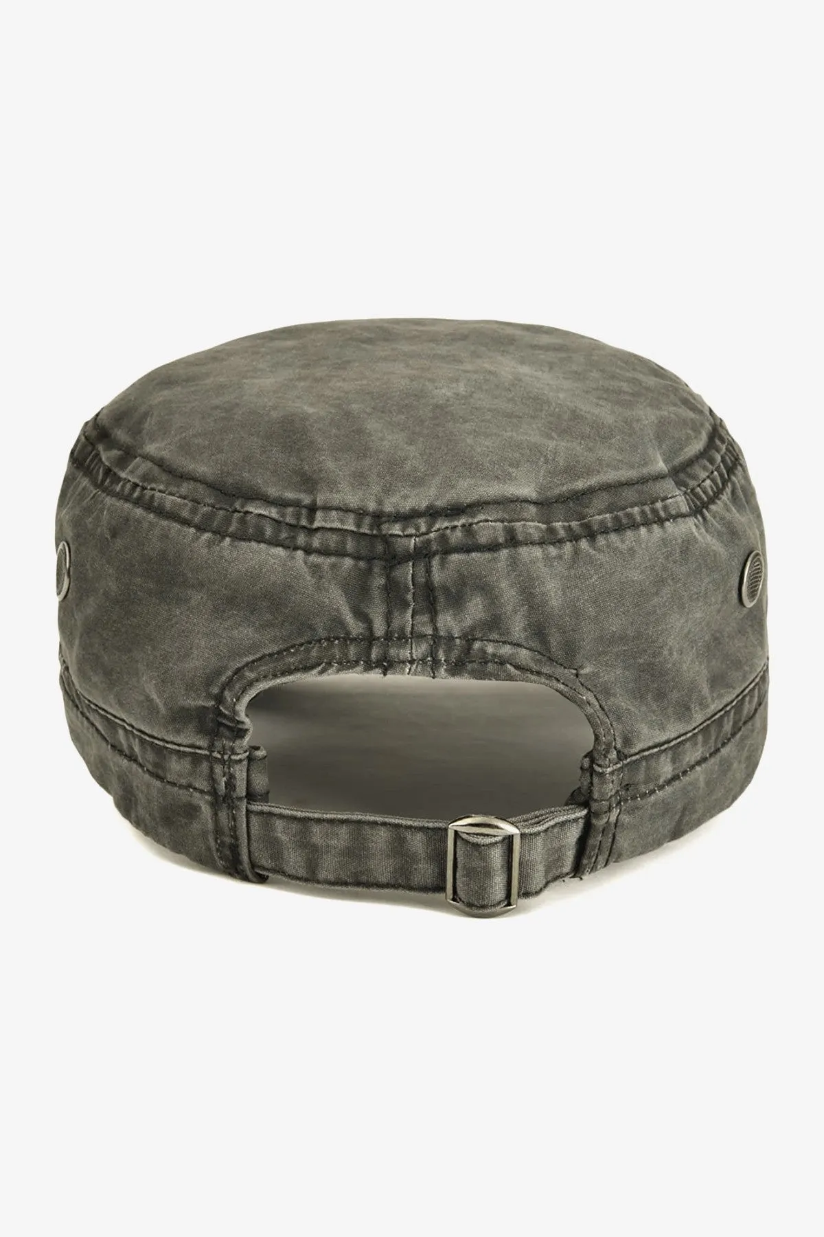 Green Denim Military Cap - W21 - MCP006R