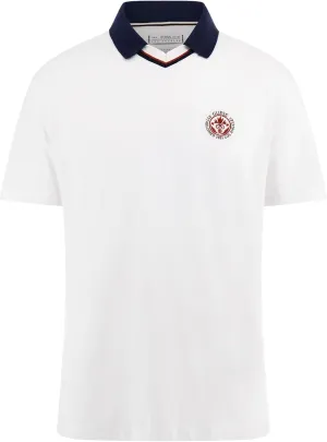 GUESS Men's Short Sleeve Small Embro Heart Polo