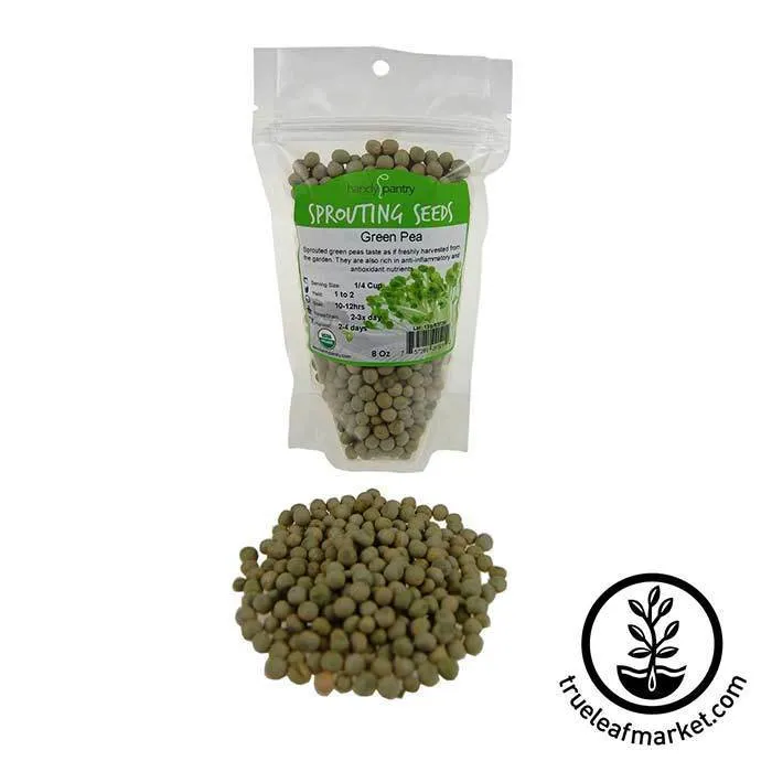 Handy Pantry Organic Green Pea Sprouting Seeds