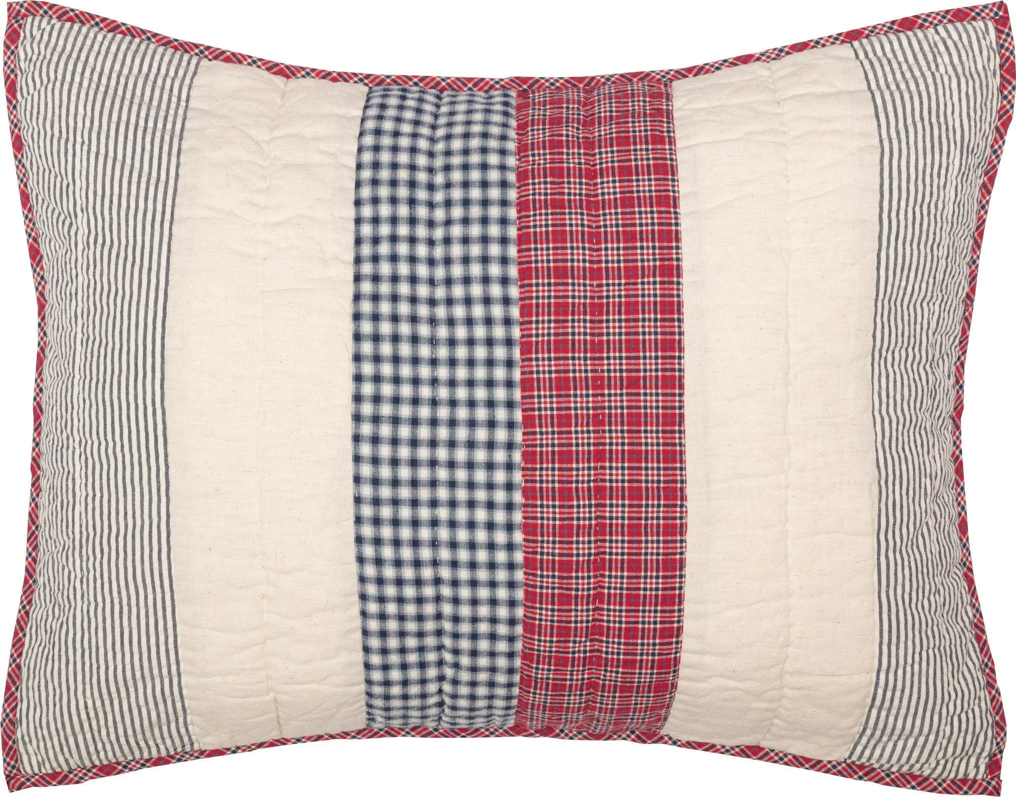 Hatteras Patch Quilted Standard Sham 21x27"