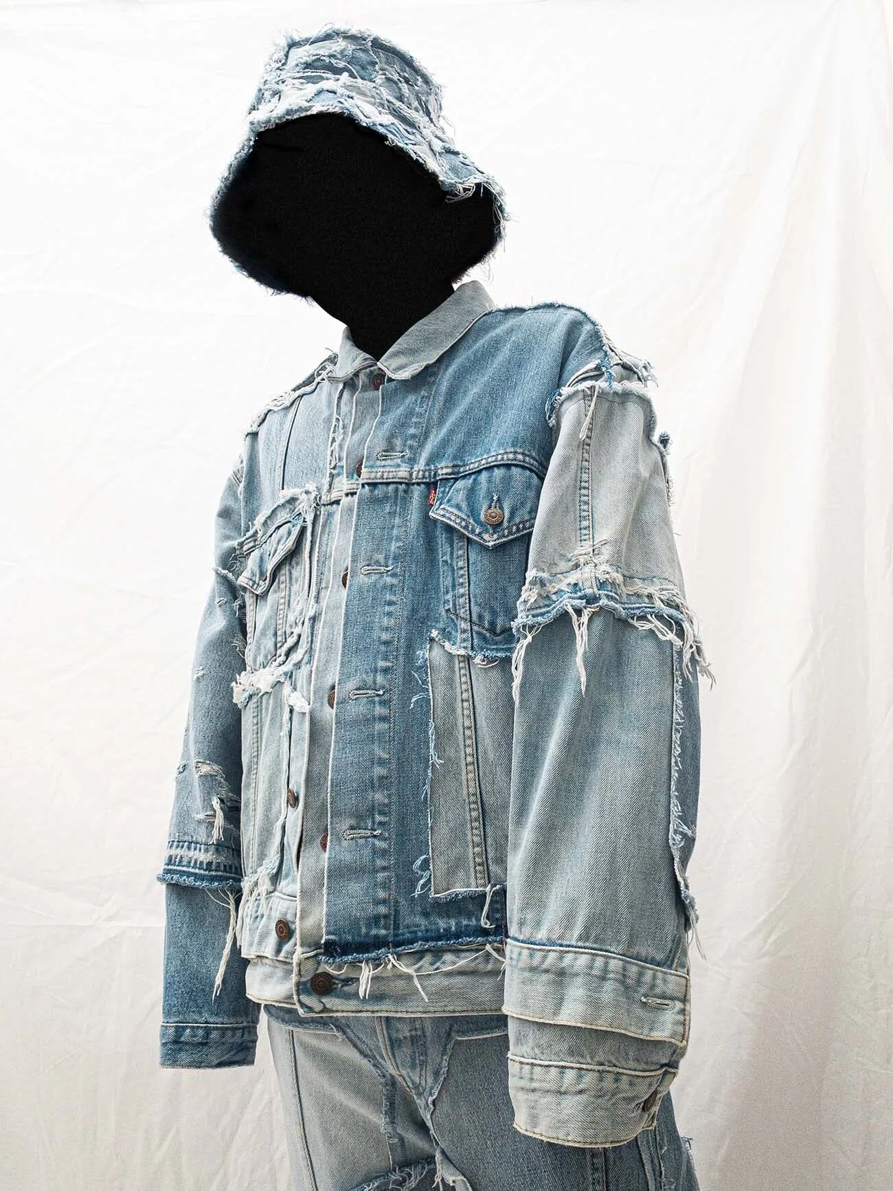 Jacket Paneled Blue