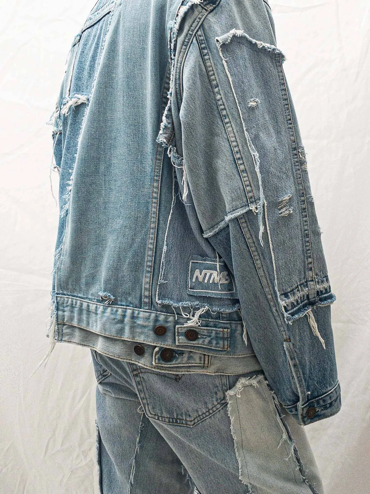 Jacket Paneled Blue
