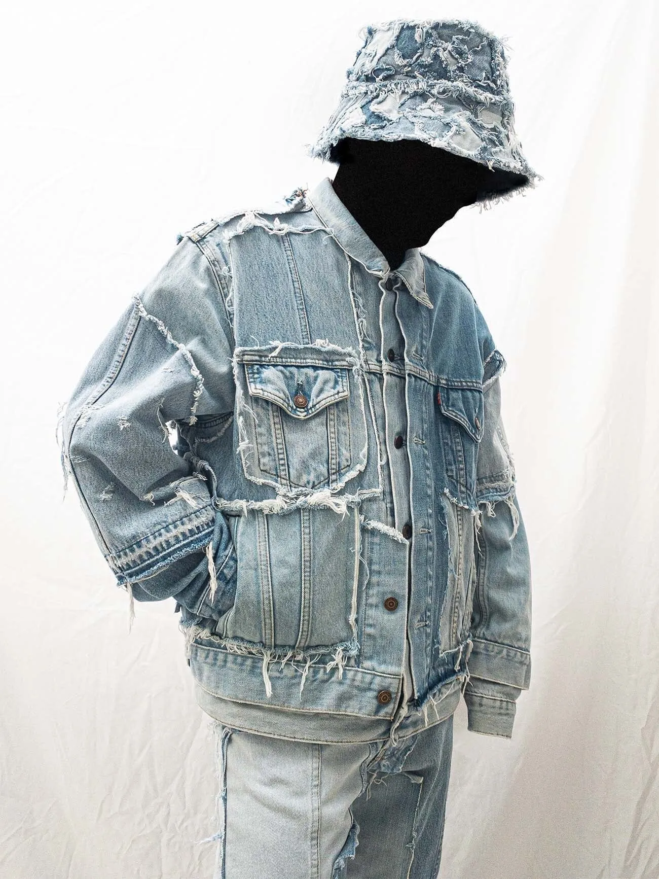 Jacket Paneled Blue