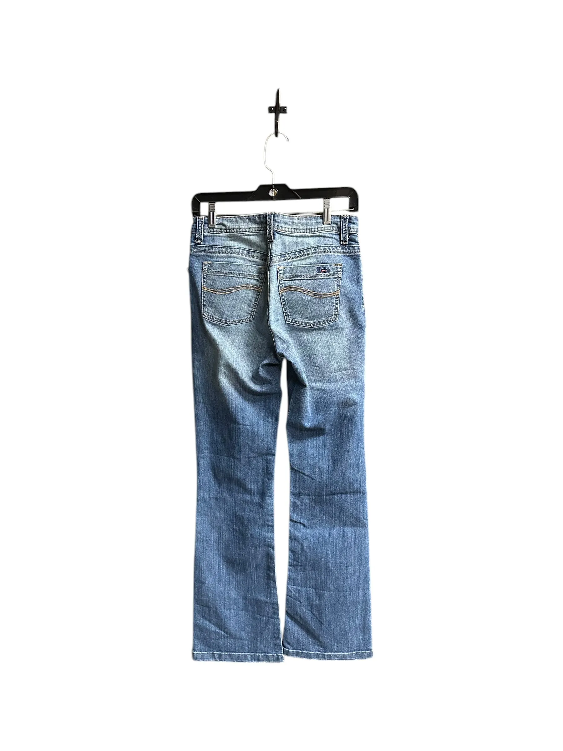 Jeans Straight By Reba In Blue Denim, Size: 4