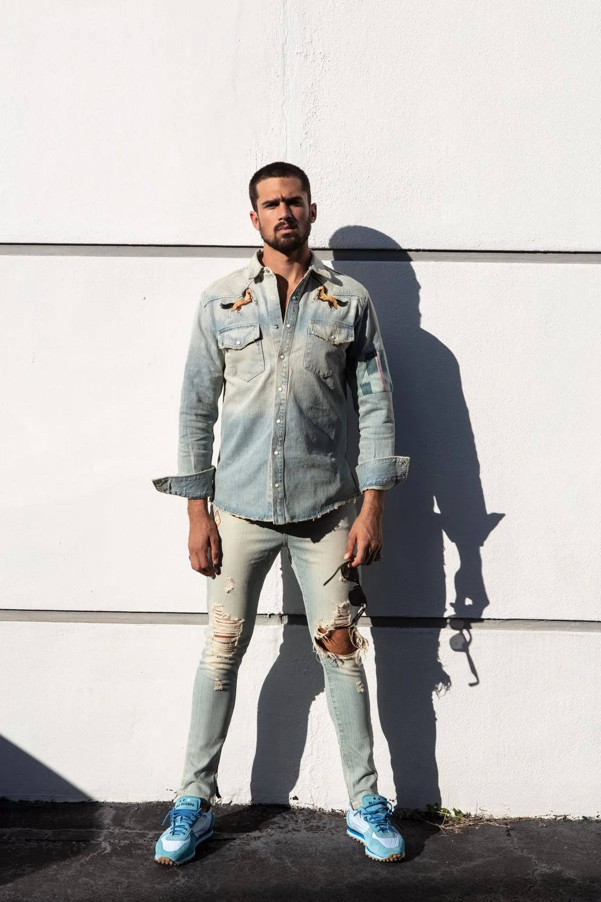 KANSAS RIVER LIGHT DENIM JEANS