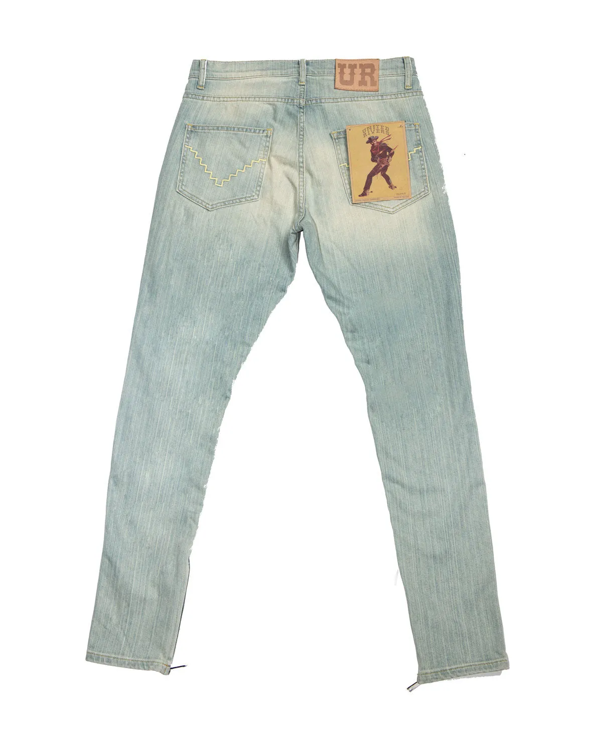 KANSAS RIVER LIGHT DENIM JEANS