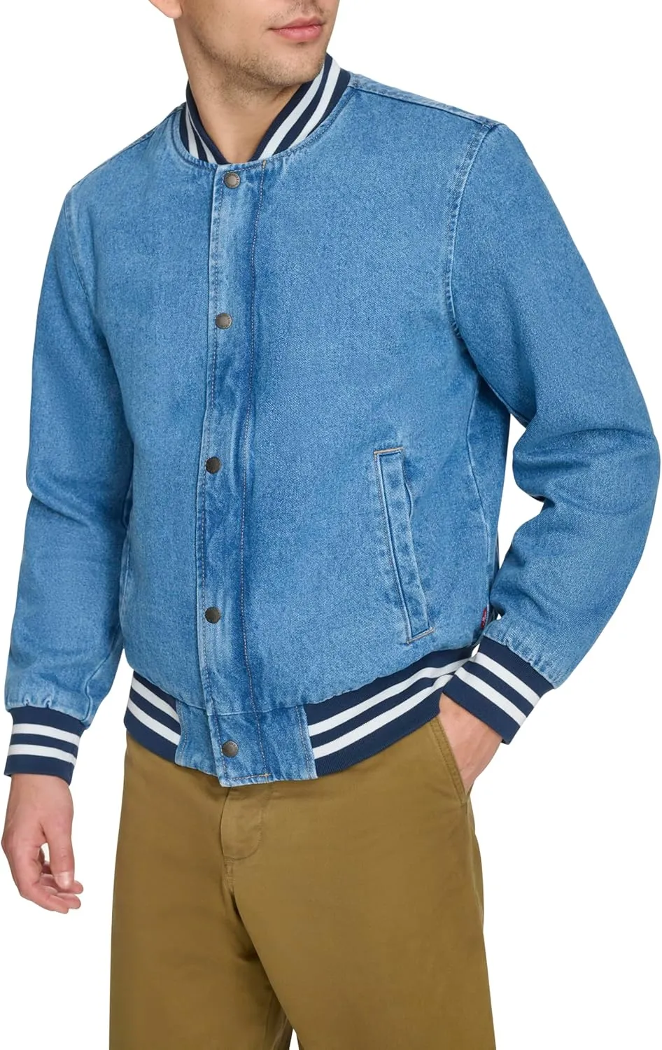 Levi's Men's Varsity Denim Bomber Jacket