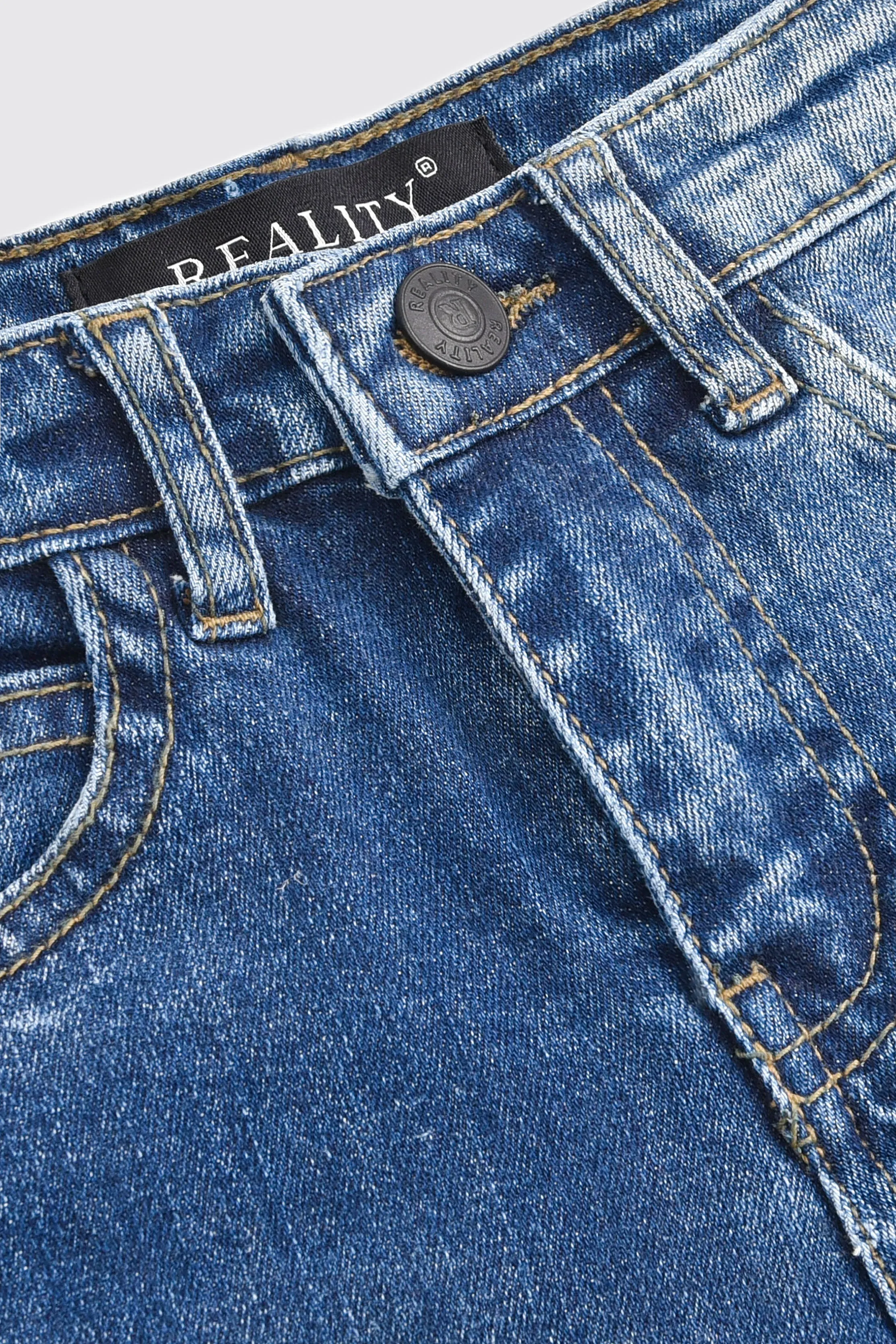 Light Blue Denim Shorts