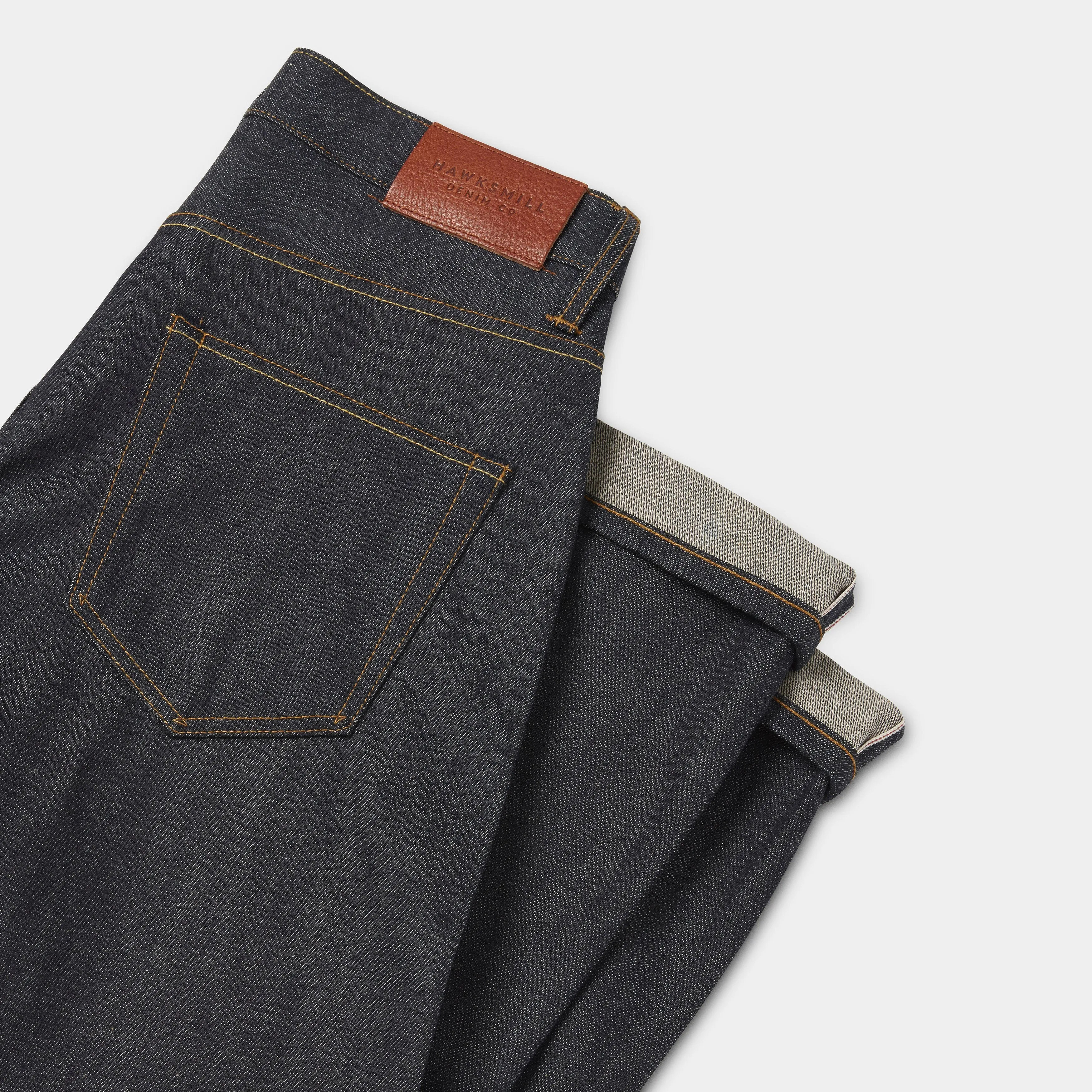 Loose Tapered Japanese Selvedge Jeans (Indigo) - Kaihara