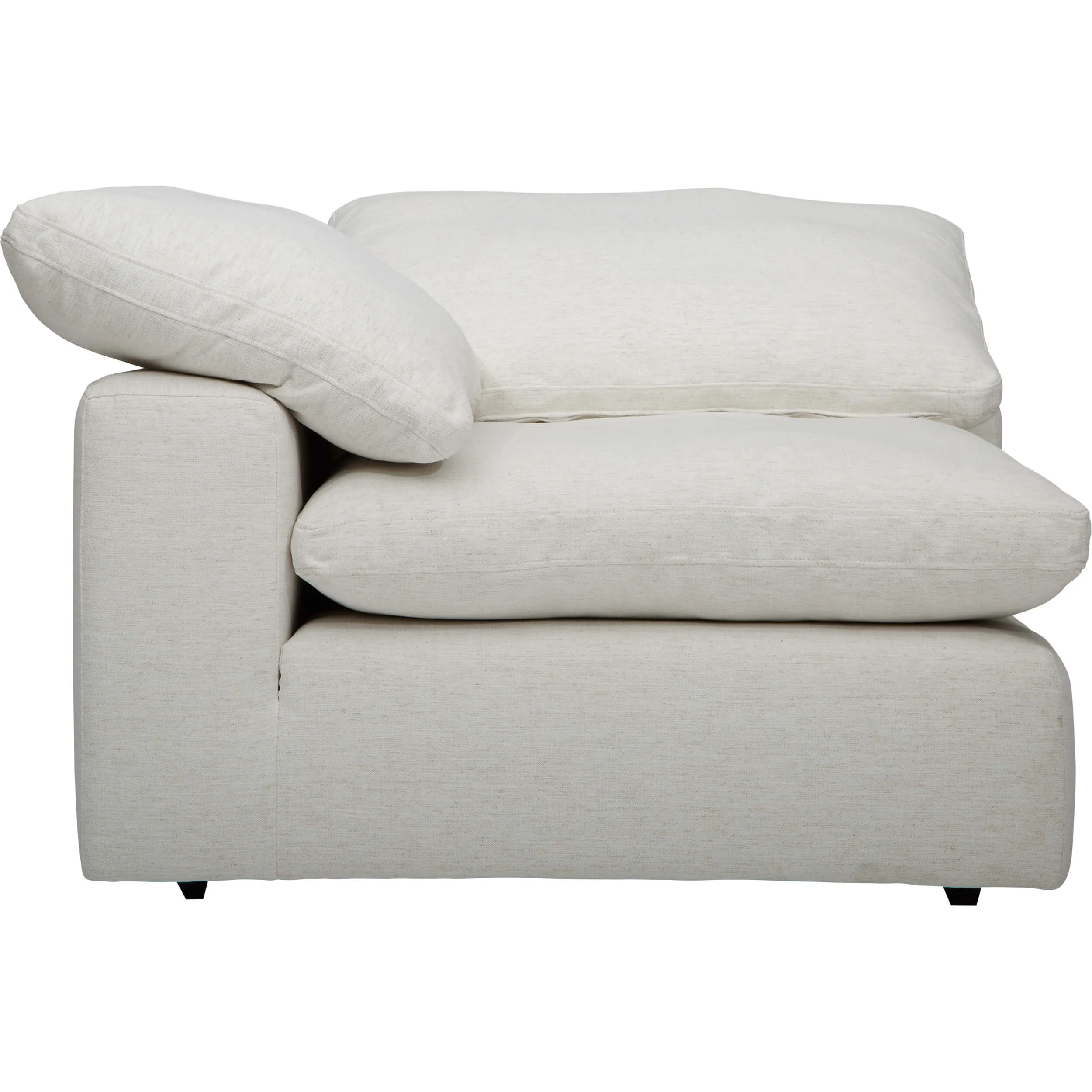 Mateo 4 Piece Modular Sectional, Nomad Snow