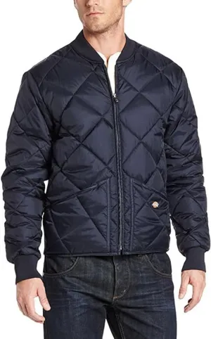 Men's Quilted Nylon Bomber Jacket