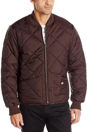 Men's Quilted Nylon Bomber Jacket