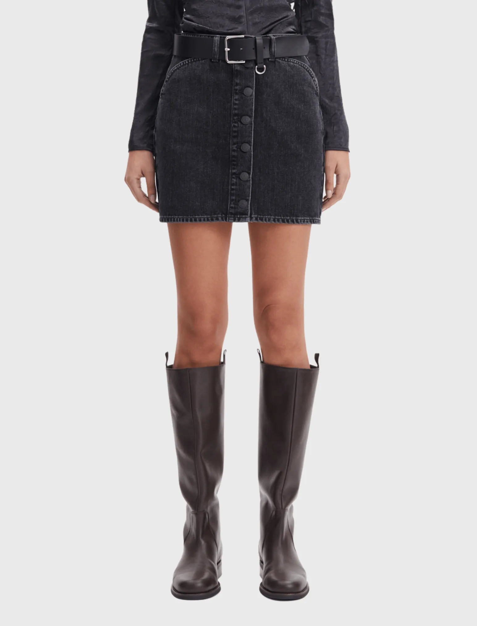 Norma Denim Mini Skirt