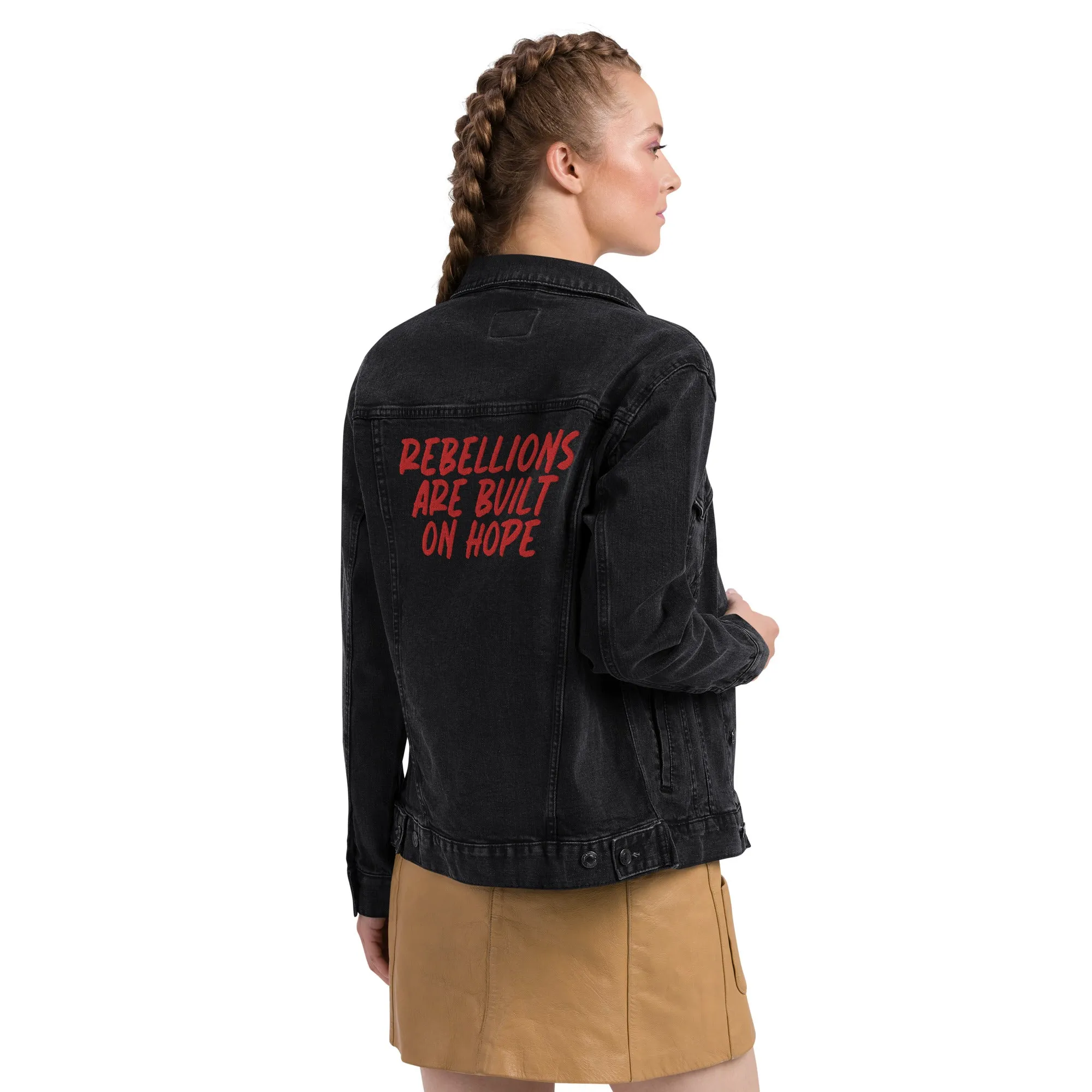 Rebellions Are Built On Hope Denim Jacket