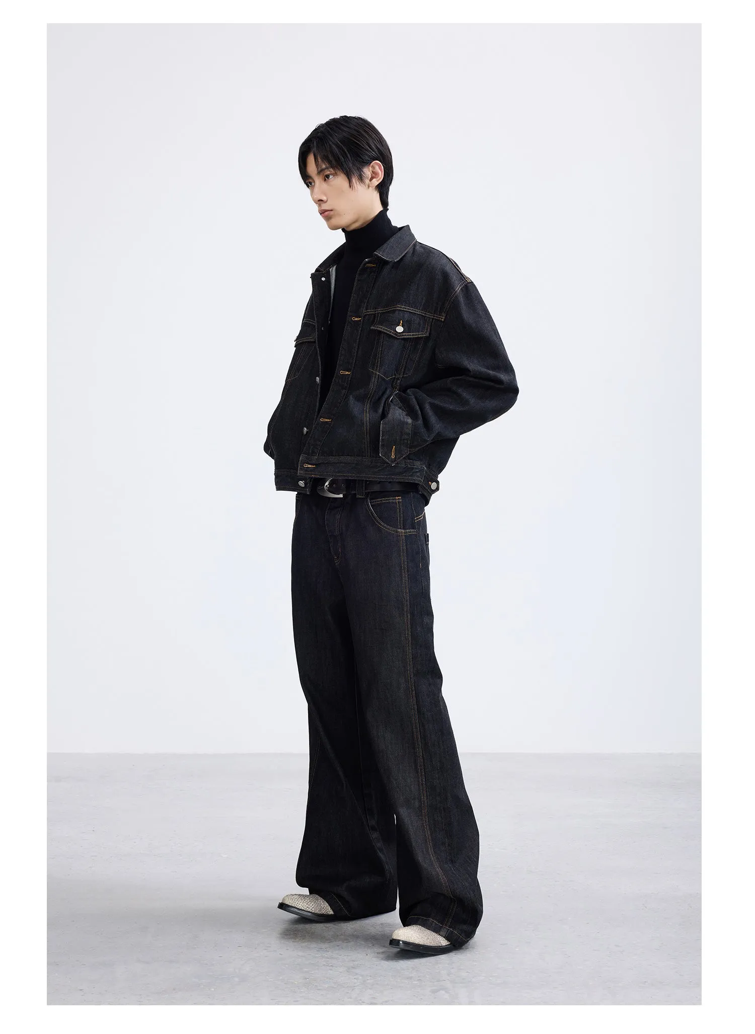 Red Edge Original Color Denim Pants