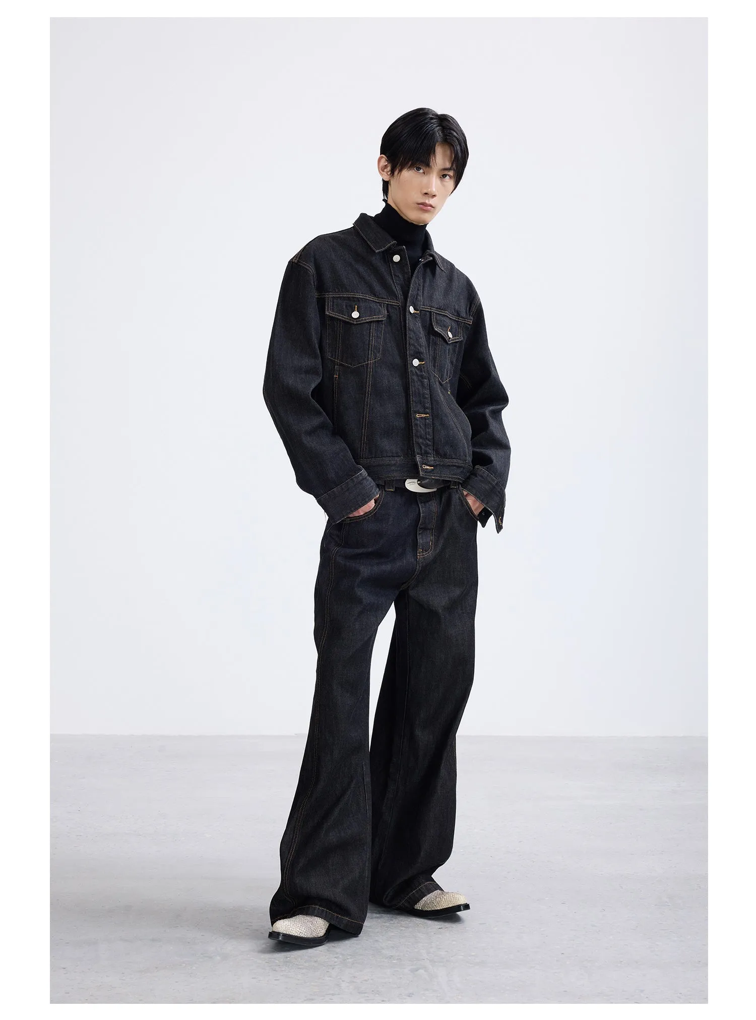 Red Edge Original Color Denim Pants