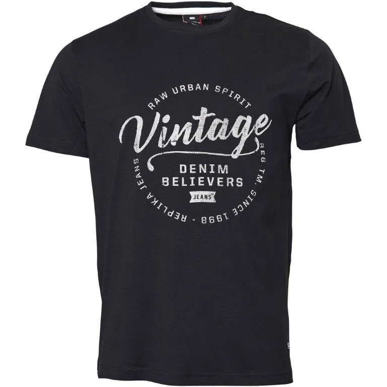 Replika Vintage Printed T-Shirt K