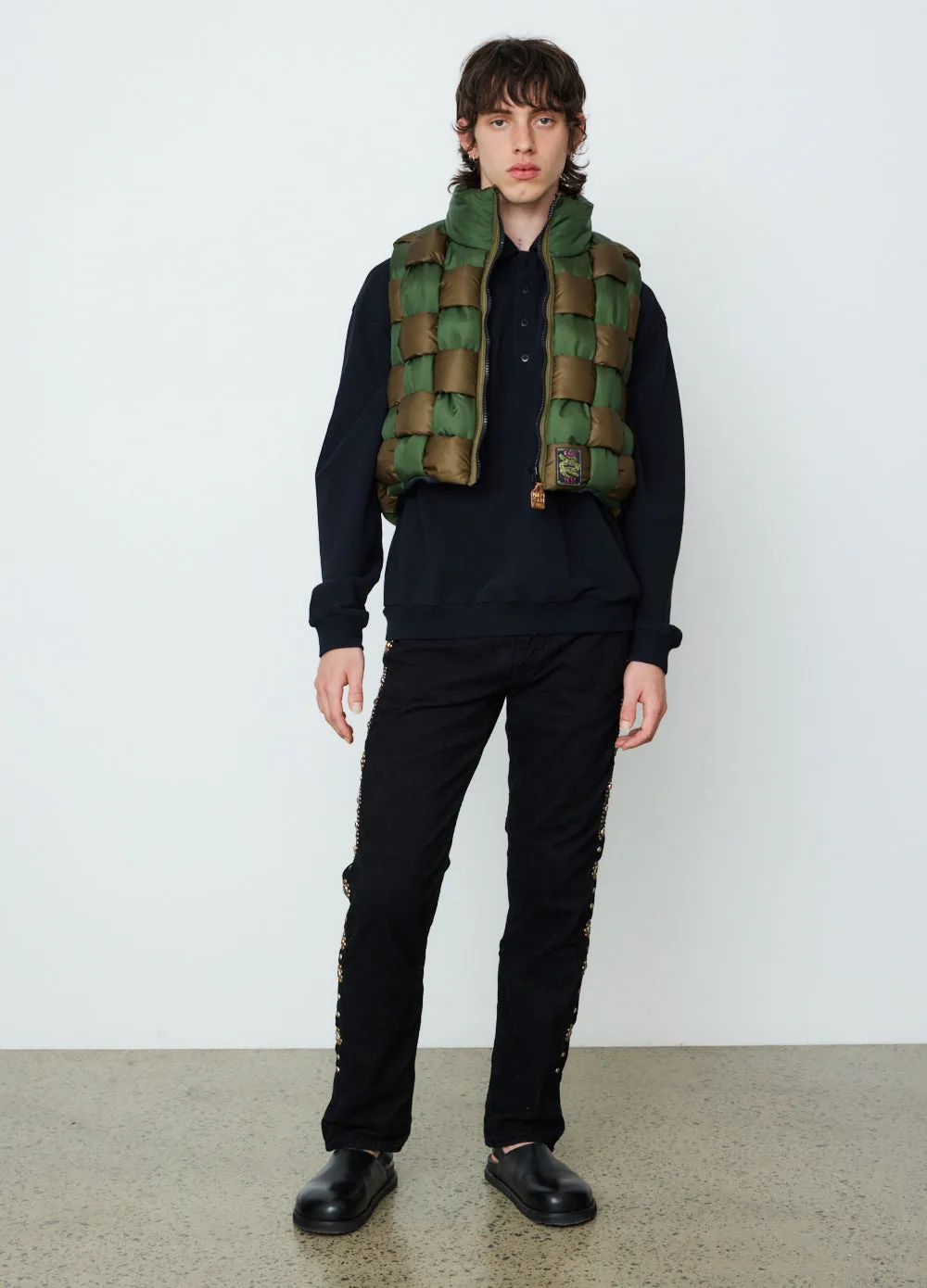 Rip Stop Nylon Diet Keel Weaving Vest