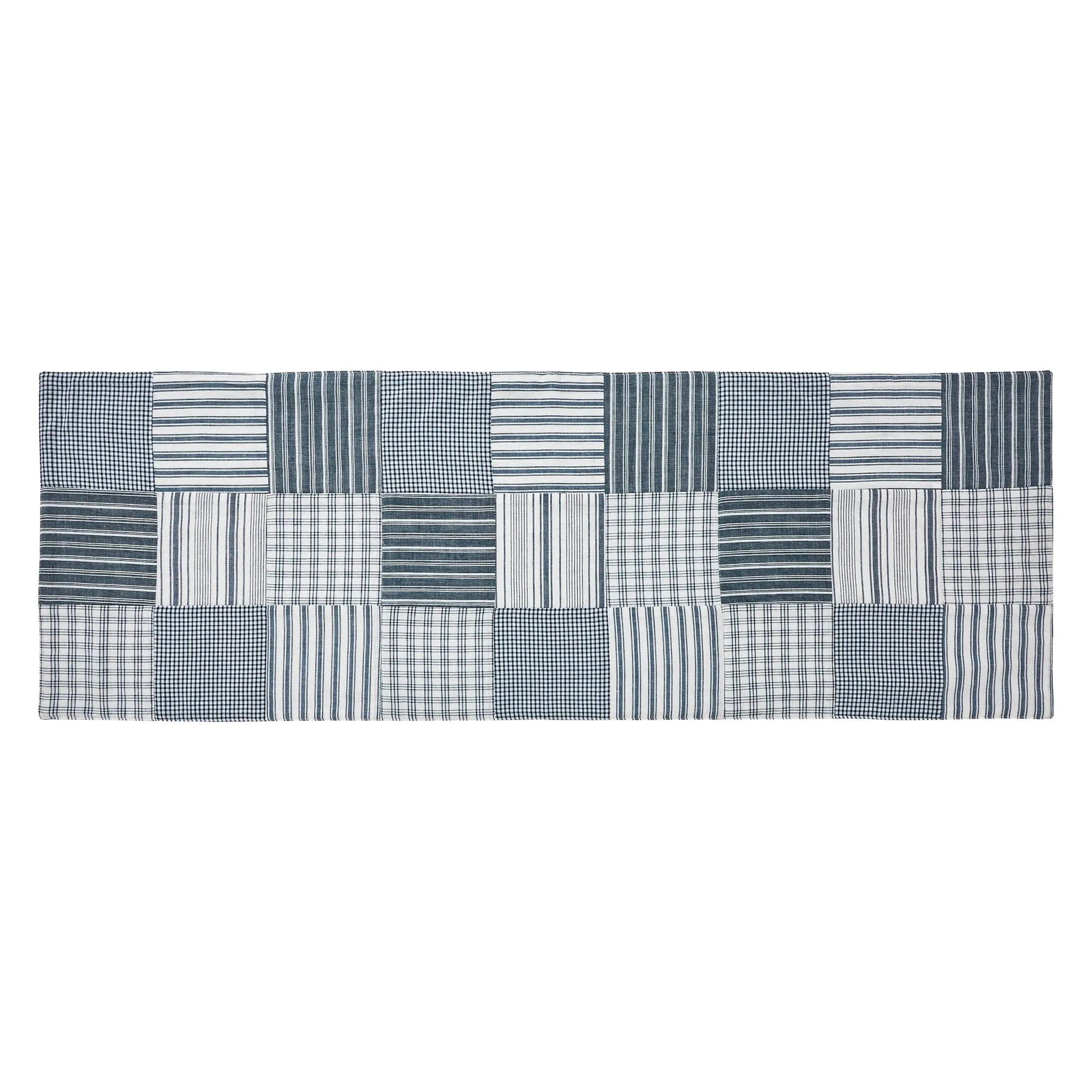 Sawyer Mill Blue Quilted Runner 12x36"