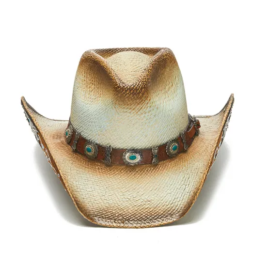 Stampede Women's Straw Cowboy Hat - Desperado Jewel