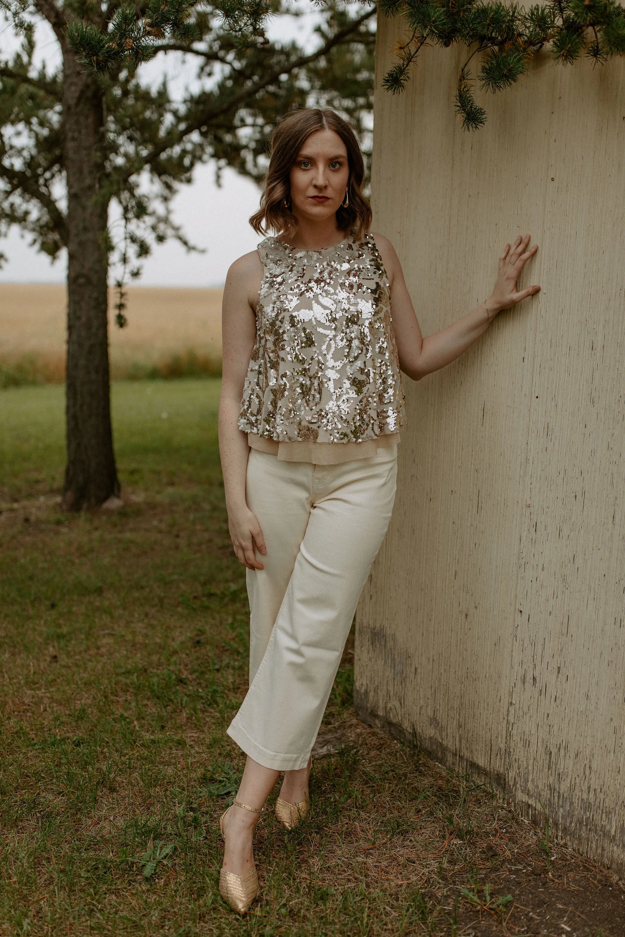 The Gemma High Waist Mod Sailor - Stone