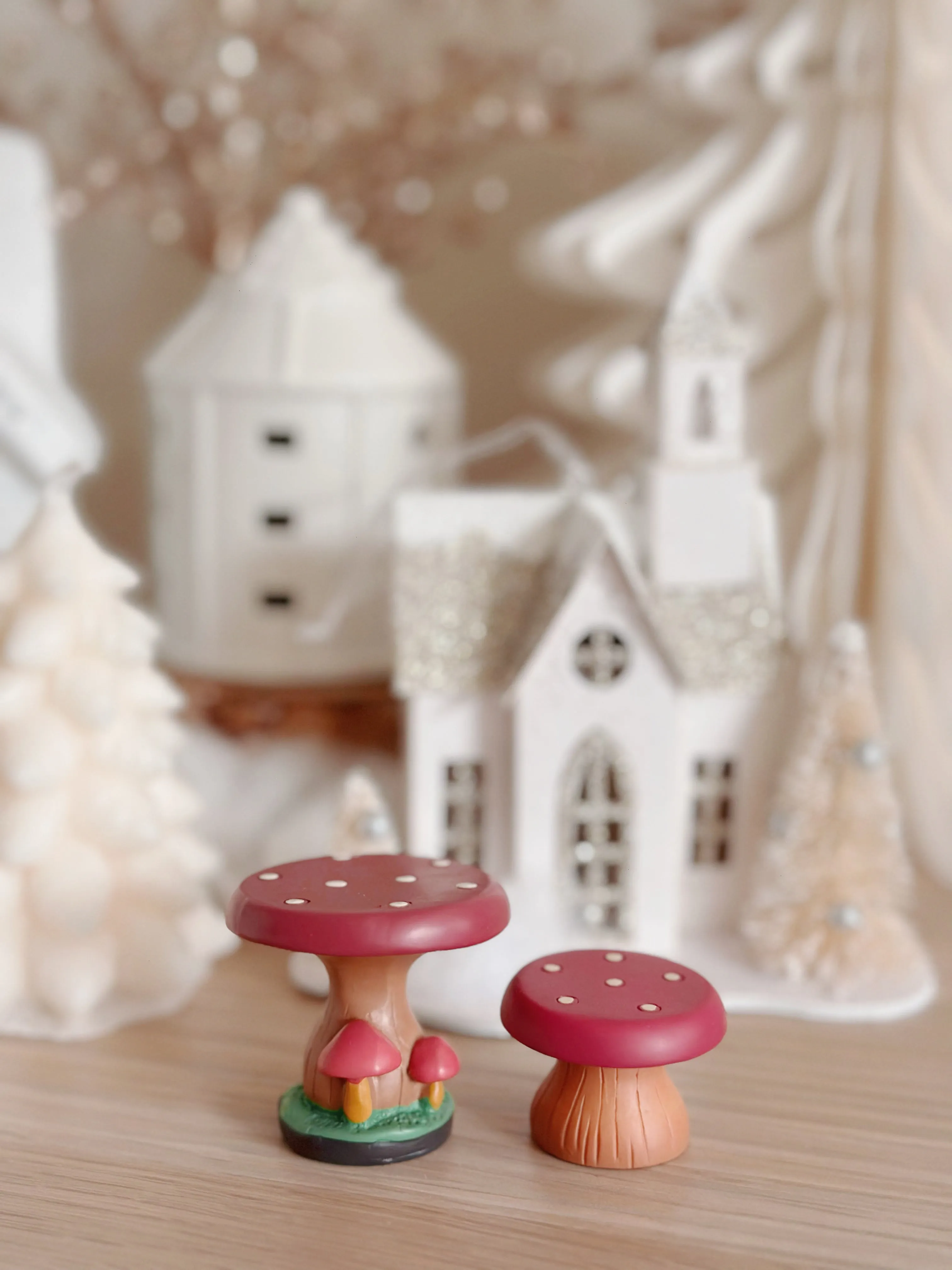 Vintage Noel Melody: Resin Christmas Mini Critter Collection (9 options)