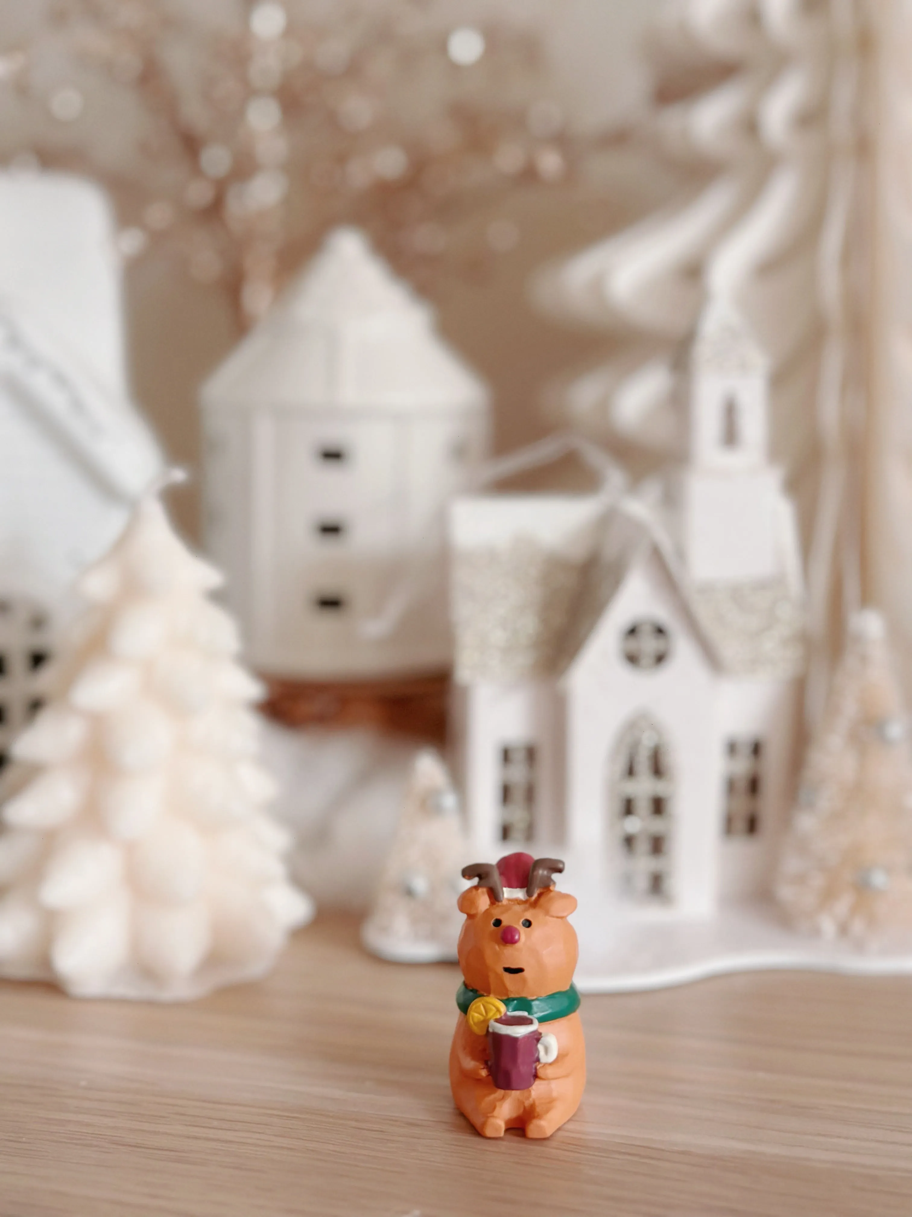 Vintage Noel Melody: Resin Christmas Mini Critter Collection (9 options)
