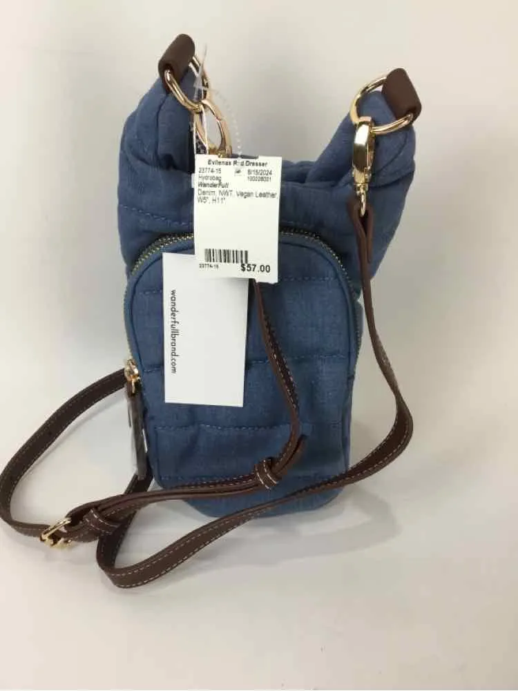 WanderFull Denim w Vegan Leather  Strap NWT Hydrobag