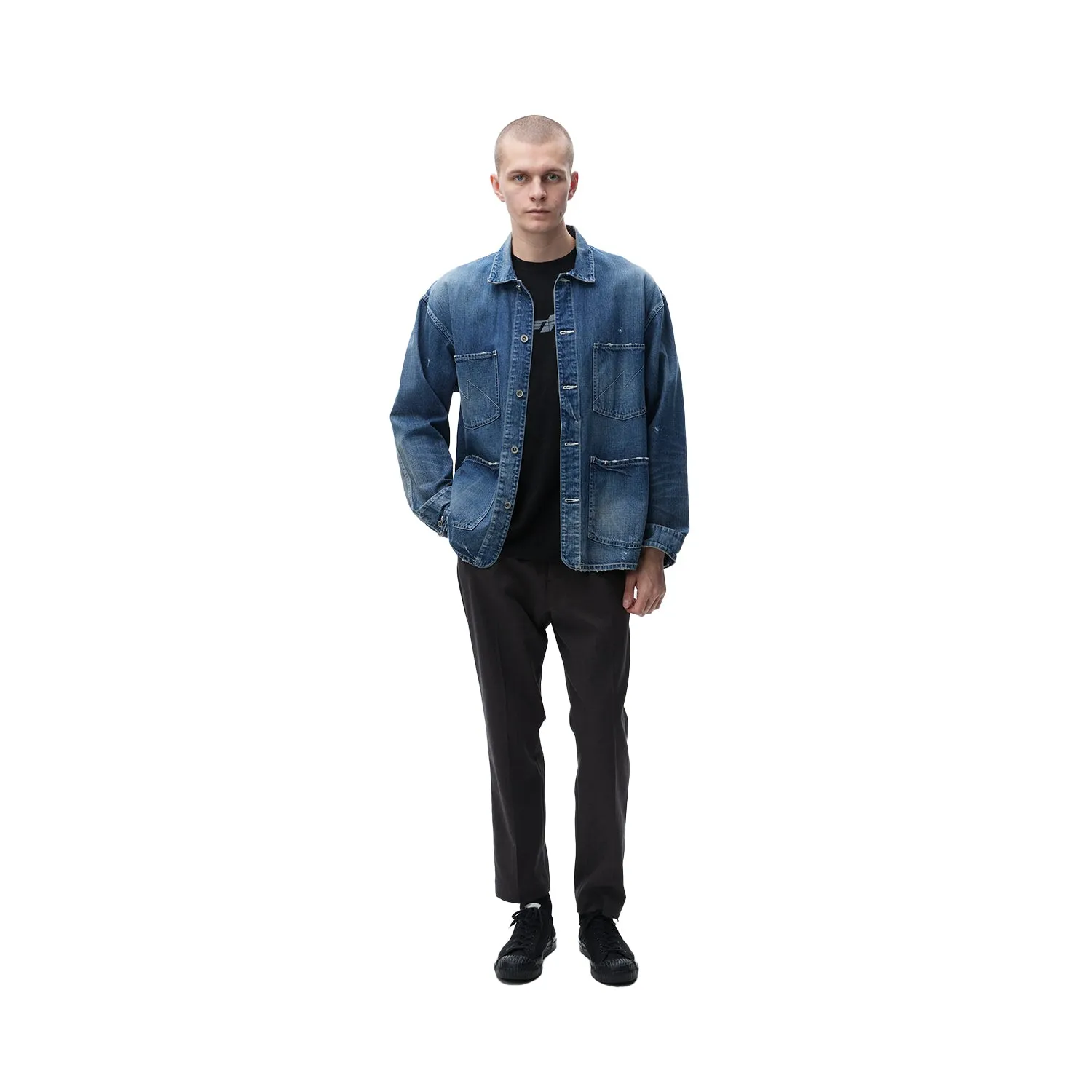 Washed Coverall Jacket